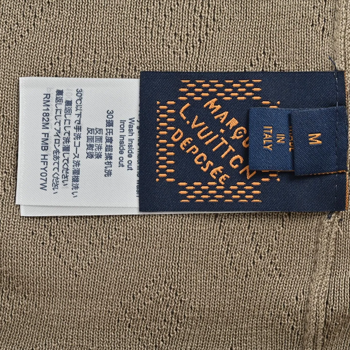 Louis Vuitton/Louis Vuitton 26ss hollow presbyopic knitted Polo short sleeves